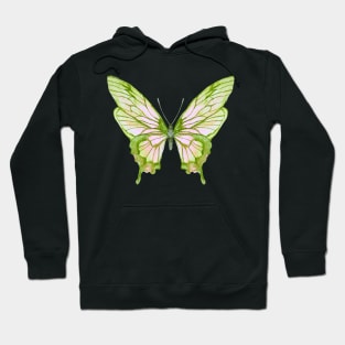 Vintage Luna Moth Painting Hoodie